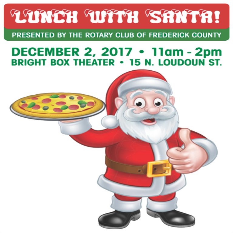 Lunch with Santa presented by the Rotary Club of Frederick County